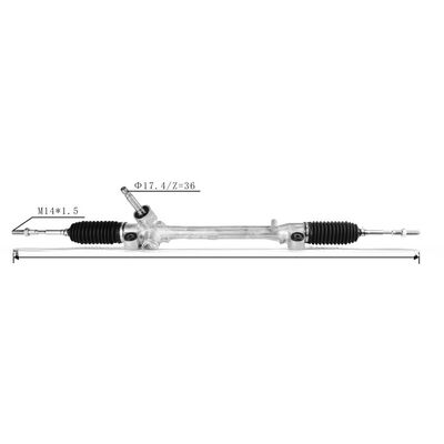 2019- Ano TOYOTA EU Car Fitment Steering Rack para Toyota Yaris NCP150 NCP151 45510-0D490
