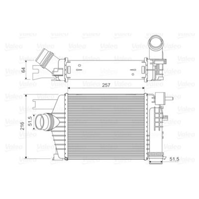 14461-1381R Intercooler Assy Para Renault Captur Clio IVV Duster 1.5 DCI 2013