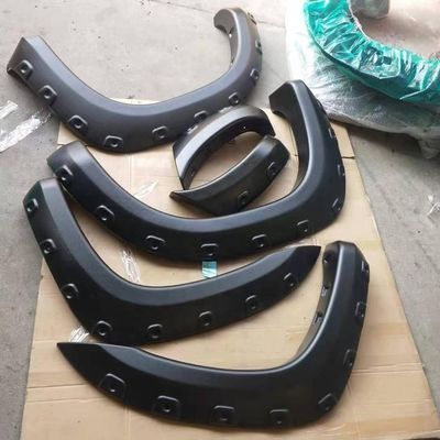 Flare de ventoinha de rodas de carro de prata personalizado para Toyota Tacoma 2005-2011 Cama longa